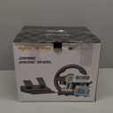 PXN Steering Wheel V3PRO 180 PC Gaming Racing Wheel Driving Wheel, with Linear Pedals and Racing Paddles for PC, PS4, Xbox One, Xbox Series X|S, and Switch - Black