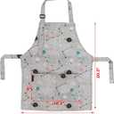 BeeGreen Kids Cooking Aprons w Adjustable Strap Kitchen Aprons w Front Pocket for Kids Toddler Painting Baking Artist