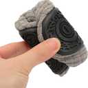 XIHALOOK Toddler Boys Girls House Slippers with Microfleece Lining Cozy Household Shoes Non-slip for Kids (Gray)
