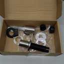 Soap Dispenser for Kitchen Sink, Built-in Sink Soap Dispenser Lotion Dispenser with 17 OZ Bottle, Refill from The Top Bar Sink Soap Dispenser, Brushed Nickel (1 Pack)