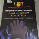 KITCHEN PERFECTION Silicone Smoker Oven Gloves -Extreme Heat Resistant BBQ Gloves -Handle Hot Food Right on Your Smoker Grill Fryer Pit|Waterproof Oven Mitts Grill Gloves |Superior Value Set+3 Bonuses (One Size Fits Most, Classic Gray)