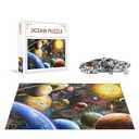 Nattork Jigsaw Puzzles 300 Pieces for Kids Youth Adults Families (Space Traveler, Solar System) Pieces Fit Together Perfectly