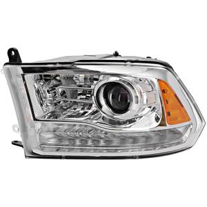 Replacement Headlight Lamp Passenger Side 68093217AD, 68324941AD for 1500 Classic Mechanics Choice for Ram