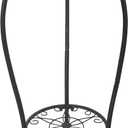 Metal Plant Stand 2 Tier Indoor Outdoor, Tall Flower Pot Shelf Rustproof Stable Corner Stand, 25.2 inch Multiple Plant Display Rack for Living Room Patio Balcony Garden