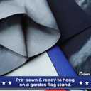 FLAGWIX Halloween Decorations Outdoor Flag - Boo Flags for Outside 11.5"x17.5" - Outdoor Halloween Ghost decorationsfor for Yard Garden Porch, Holiday Gifts for Women Men (Flame  Haunted Glow)