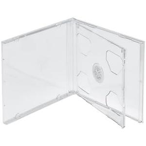 10 STANDARD Clear Double CD Jewel Case