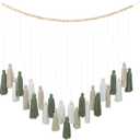 DrCor Sage Green Boho Tassel Garland  Back to School Classroom Bulletin Board & Fringe Banner, Teacher Gift, Girls Dorm or Reading Corner Decor