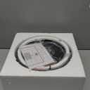 Glass Ceiling Light, Clear Ribbed Glass Ceiling Light Fixture with Black Metal Frame, Modern Semi Flush Mount Ceiling Light for Hallway, Bedroom, Bathroom, Entryway, Kitchen