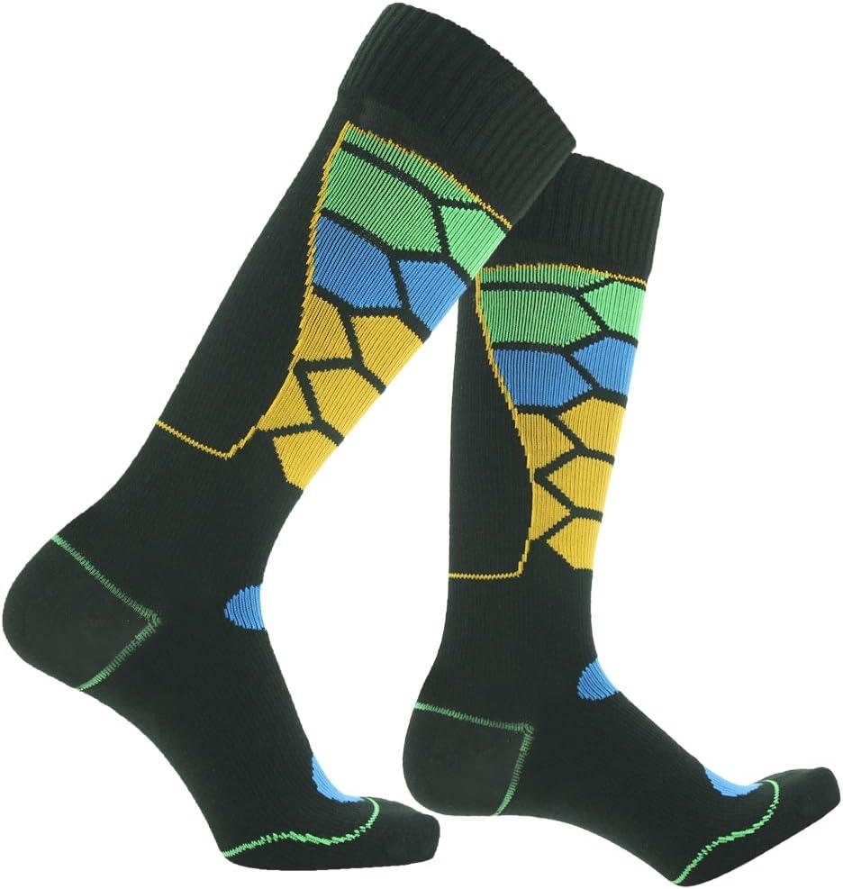 RANDY SUN Waterproof Skiing Socks, [SGS Certified] Unisex Knee High Breathable Hiking Trekking Sock 1 Pair (Medium)