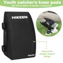 Hikeen Baseball Catcher Knee Supports Catcher Knee Pads for Baseball Softball with Removable Sponge Block Catchers Knee Wedge Catcher Knee Support Gear for Youth Kids