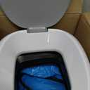 Litter Genie Style Pail Cat Litter Box Waste Disposal System for Odor Control Includes 1 Square Refill Bag