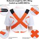 Moving Straps Lifting（Padded） one Person 2-Person Lifting and Moving System Appliance,for Harness Moving Mattress Couch Furniture Heavy Things,Suitable Professional Moving Body Strap Wrist Strap