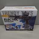 Electric Water Gun for Adults Kids,Automatic Electric Squirt Gun with Light Up,28-32 FT Range Water Pistol Blaster SoakerWater Blaster for Age 3-12, Summer BeachSwimming PoolOutdoor Water Toy (Transparent Grey)