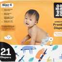 Hello Bello Premium Baby Diapers Size 4, 21 Count of Disposable, Extra-Absorbent, Hypoallergenic Baby Diapers with Snug and Comfort Fit, Sleepy Sloth