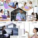 D DINGRICH Touch iPad Pro 11 Case with Keyboard 4th/3rd/2nd/1st Generation, Magic 360Rotatable & Swivel Bluetooth Keyboard with Trackpad, 7 Backlight Color with Pencil Holder for iPad Air 5th/4th Gen