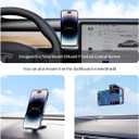 Fast Charging Wireless Car Charger Mount, Magnetic Foldable Car Phone Holder for Tesla Model 3/Y Designed for MagSafe Compatible with iPhone 12/13/14 Series