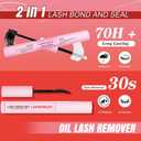 DIY Lash Extension Kit with 320pcs 3D Lash Clusters 80D+100D - Fluffy Eyelash Clusters 10-18mm, Full Thick Individual Lashes, Lash Bond and Seal, Lash Remover, Lash Tweezers for Self-Use Extensions (Style 80D-100 KIT fluffier all prestige)