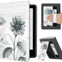 CoBak Case for Kindle - Leather Cover with Auto Sleep Wake, Hand Strap, Card Slot for Kindle Signature Edition and 11th Gen 2021 Paperwhite