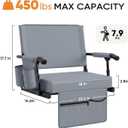 Sekey Stadium Seats with Back Support & Armrests, X-Large