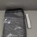 Magnetic Insulated Door Curtain Fits 36"x82" Doors - Thermal Door Cover for Winter with Clear Window, Window Insulation Kit & Doors Draft Stopper to Keep Cold Air Out for Front Doorway Home - Gray