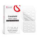 Curvlife CareHold Nail Adhesive Tabs for Press On Nails  20 Sheets, 12 Sizes Strong Hold 0.3mm Ultra Thin Nail Glue Stickers Waterproof Breathable Double Sided Sticky Tabs, Gentle Removal