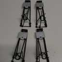 Qualirey 4 Pcs Outdoor Gopher Trap Easy Set Mole Trap Weather Resistant Gopher Killer Vole Killer for Lawn Garden Farm (Black)