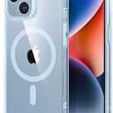 ESR Classic Hybrid Case (HaloLock) - MagSafe Compatible, Shockproof Military-Grade Protection for iPhone 14/13, Clear Blue