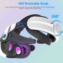 S3 Head Strap Accessories for Oculus/Meta Quest 3/3s Enhanced Support Comfort Reduce_ White_S3