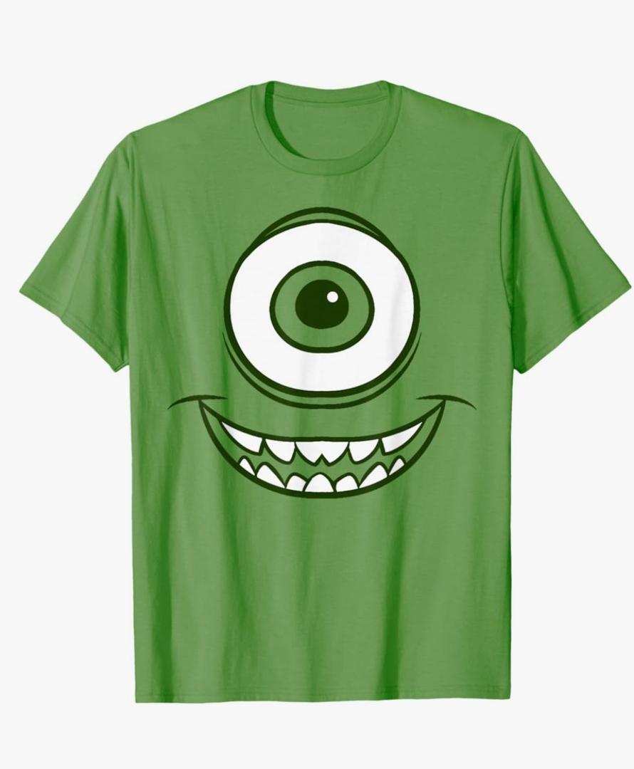 Disney Pixar Monsters, Inc. Halloween Mike Wazowski Costume T-Shirt, size Small