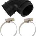 WD24X33918 Dishwasher Circulation Pump to Sump Elbow Hose Kit with Clamps, Leak-Proof Replacement Compatible with GE WD08X23476 WD19X25700 WD19X25460 Suitable for Kitchen Dishwasher Repair