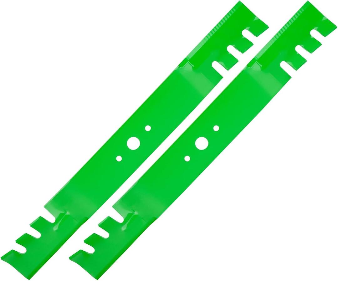 Youxmoto 42 inch Toothed Mulching Mower Blade Fit for Cub Cadet LT2042 Z42 LT2180 LT1018, 490-110-C129 742-04101 742-3033 759-04081CC-742-3033 OCC-742-04101, for MTD Z-16 53AC225G190 with 42" Deck