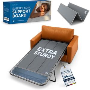 Meliusly Sleeper Sofa Support Board Twin Size (36x48) Heavy Duty Wood Sofa Bed Board for Pull Out Couch, Foldable Mattress Support Under Mattress Bar Shield, Sofa Bed Support, Folding Bed Board