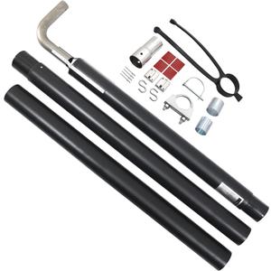 RV Generator Exhaust Venting System 44461 Fit for Most RV Generator Exhaust Systems, Direct the Generator Exhaust Above the RV Roof