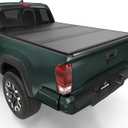 AUTOSAVER88 FRP Hard Tri-fold Truck Bed Tonneau Cover Compatible with Toyota Tacoma 2016-2023 5ft Bed (Excl. Trail Edition)