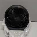 Amazon Basics Air Circulator Fan, Desk Fan for Bedroom, Home and Office, With 90-Degree Tilt Head, 3 Speed Settings, Lightweight (3 LBS), 35 Watts, Black, 11.1"W x 6.3"D x 10.9"H