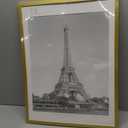 upsimples 18x24 Picture Frame, Display Pictures 16x20 with Mat or 18 x 24 Without, Wall Hanging Poster Frames, Gold, 1 Pack