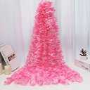 Hawesome 33Ft Artificial Flowers Garland Fake Wisteria Hanging Flowers Garlands Vine for Party Wedding Garden Decoration 10 Pack (Pink）