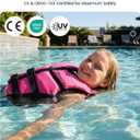 Owntop Swim Vest Youth Kids | Lightweight & Quick-Dry | Adjustable Buckles & Zipper | Kayak, Swimming Training, Boating - Watersports | Fit for 50-125 lbs, Teen