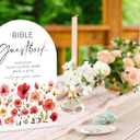 5 x Acrylic Wedding Signs Bible Guestbook Sign for Reception, 6x8" Arch Acrylic Table Decor, Love Is In Bloom & Baby In Bloom Decorations for Baby Shower Bridal Shower Engagement Party