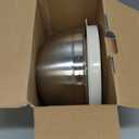 Mixing Bowls with Lids Set, 6 PCS Stainless Steel Mixing Bowls with 3 Grater Attachments, Kitchen Food Storage Organizers Nesting Mixing Bowl, Large Size 4.5, 3.5, 2.1, 1.5, 1.1, 0.7QT (Khaki)