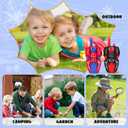 Kids Walkie Talkies Toys for 4 5 6 Years Old Boys,Spider Toy Gifts Age 4 5 6 7 8 Toddler Walkie Talkies 2 Pack with Lanyard for Outdoor Garden Hiking Camping Play Boy Girls Birthday Presents