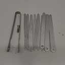 TUSK Tapered Feeler Gauge Set  32-Blade Dual-Marked (Inch & Metric) Precision Valve Clearance Tool 0.001"-0.040" / 0.03 mm-1.0 mm