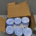 150 Count 8 Gallon Trash Bags Drawstring - 1.2 Mil Heavy Duty Medium Garbage Bags Unscented, 30 Liter Thick Plastic Trash Can Liners for Home Kitchen Bathroom