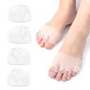 3 x 4pcs Silicone Toe Separators, Toe Spacers for Women Soft High Elasticity Toe Dividers Spreaders with Breathable Holes Foot Support Correct Comfort Corrector Tool for Overlapping Toes