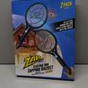 ZAP IT! Bug Zapper Rechargeable Bug Zapper Racket, 4,000 Volt, USB Charging Cable, 2 Pack (Large, Black)