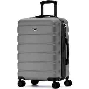 Flight Knight 22x18x10 Expandable Carry On Suitcase Hardside TSA Lock & USB C Port Lightweight Luggage Silent Double Spinner Wheels Maximum Spirit Overhead Carry-On Bag Airlines Approved Charcoal