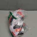 Soccer Ball Size 3 4 5 Soft Leather Anti Explosion Practice Training Boys Girls Adults with Pump Needle Size 4, Color Red