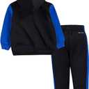 Toddler 9-10 Y Black and Blue Hoodie and Pants Set