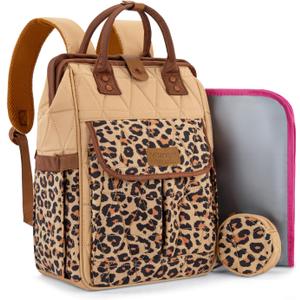 Montana West Wrangler Aztec Diaper Bag Backpack Western Backpacks for Moms Baby Essentials Bag with Twist-Lock Closure, Insulated Pockets, Portable Changing Pad, Stroller Straps, Pacifier Case