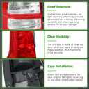 munirater Tail Light Tail Lamp Left Side Assembly Halogen Replacement for CRV 2007-2011
